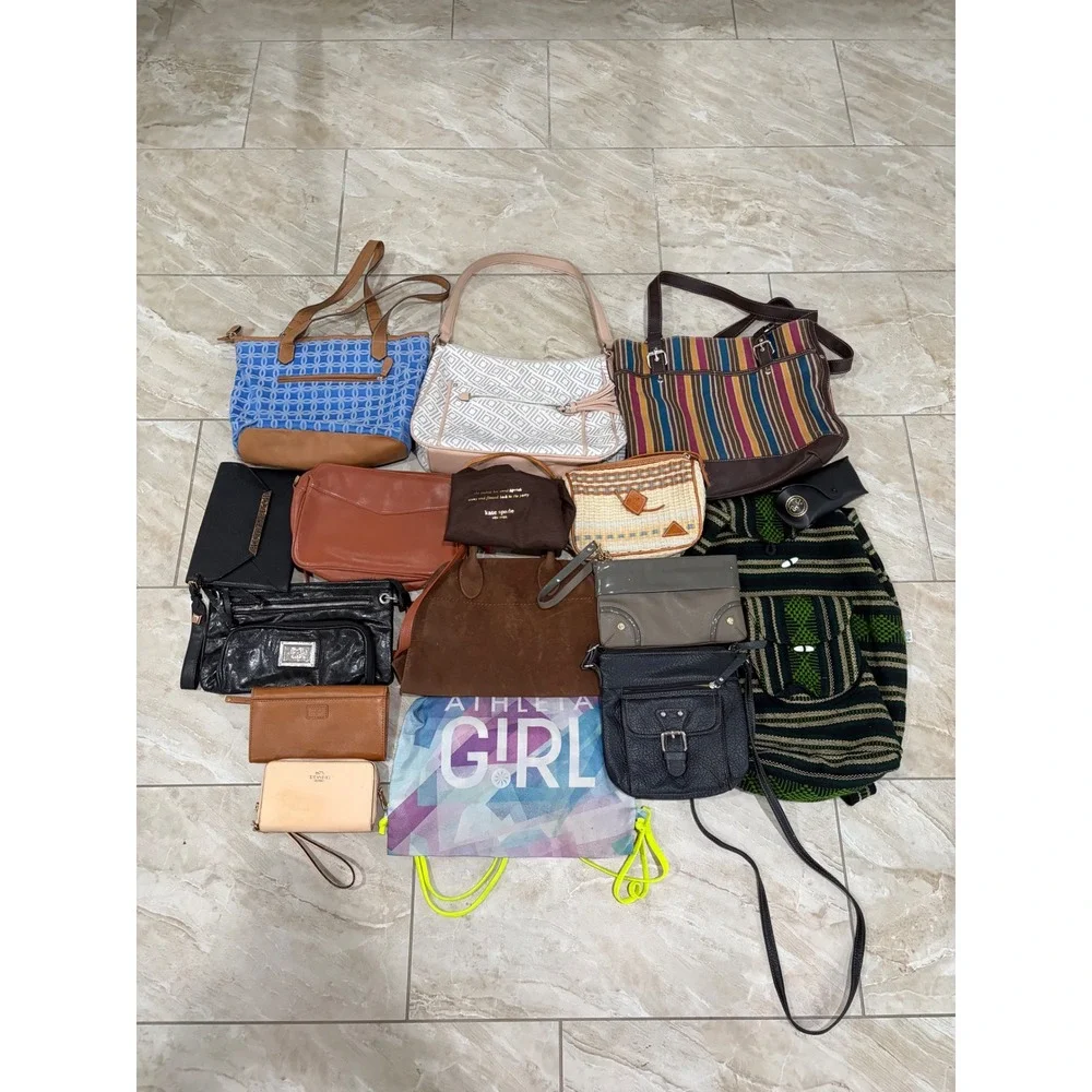 Coach, Fossil, Kate Spade Purse/ Wallet Wholesale 15 Pieces Reseller Lot Bundle